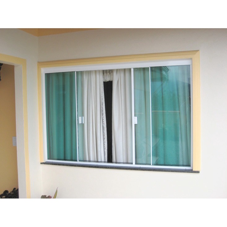 Janela De Blindex Vidro Temp Verde 1,00x1,50 Pronta Entrega | Shopee Brasil