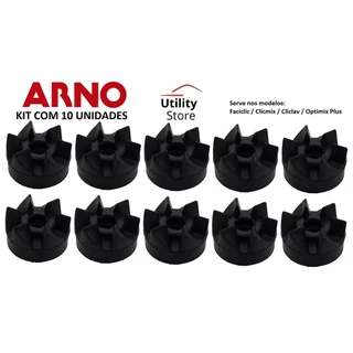 Kit com 10 Arrastes Copos Liquidificadores Arno - Diversos Modelos - Emborrachados