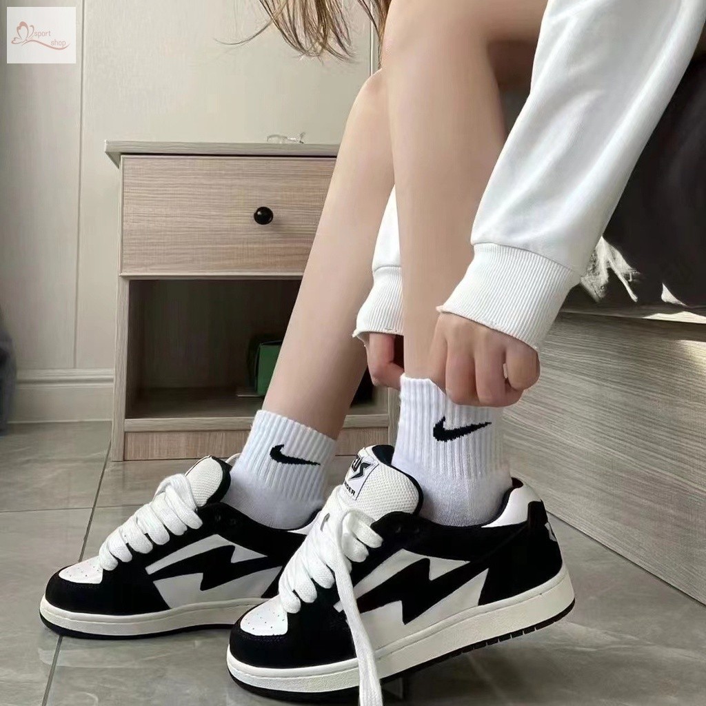 Sapatos Esportivos Para Skate Feminino Bapesta STA Respirável