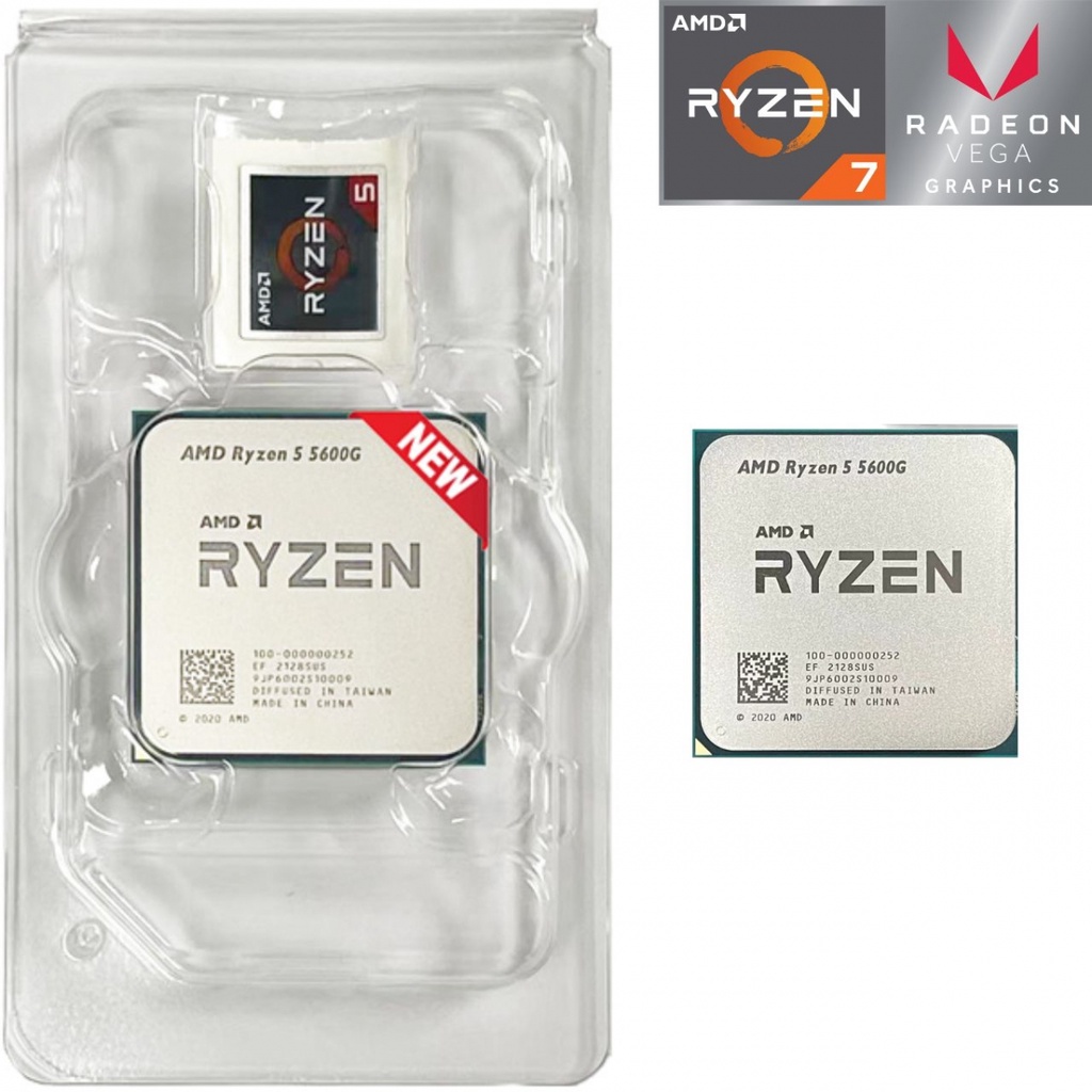 Processador Amd Ryzen 5 5600g 3.9ghz 4.4ghz Turbo Video Integrado ...