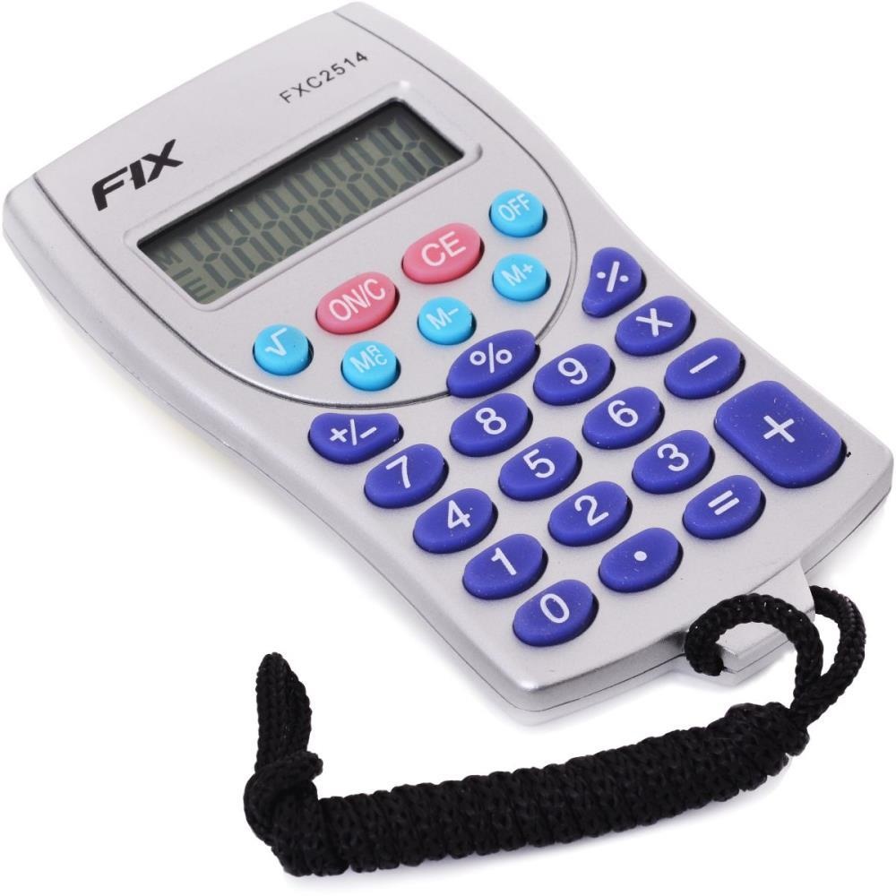 Calculadora De Bolso 08 Digitos C/ ALCA 10X6CM | Shopee Brasil