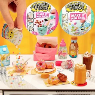 Miniverse torná-lo mini série de alimentos caixa cega de brinquedo de plástico moda bola surpresa para crianças feito à mão bolas de Diy Guess crianças presentes