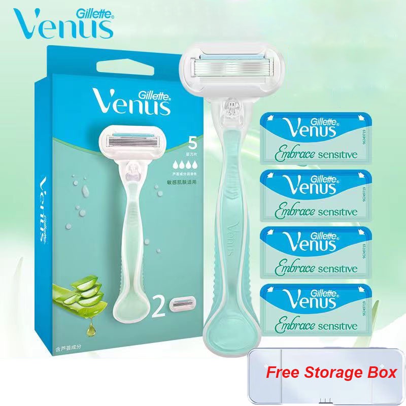 Gillette Venus Faca De Depilação Feminina De Lâmina Aloe Antialérgica ...