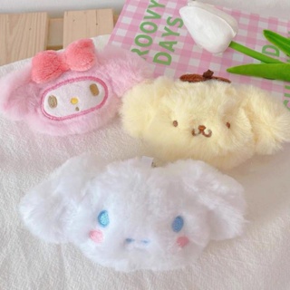 Kawaii Sanrio Canela Brinquedos de pelúcia Mochila Vestir pelúcia boneca  pingente Peluche Cartoon Little White Doctor Bag Charm Juguetes