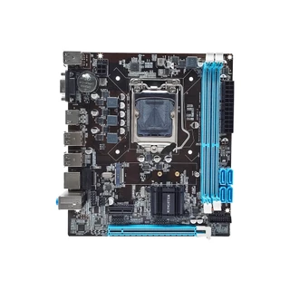 Placa Mãe H61 16GB Placa principal do computador Micro-ATX LGA1155 Soquete I3/I5/I7 CPU Suporta 2 X DDR3 Realtek 10/100 /1000Mbps LAN
