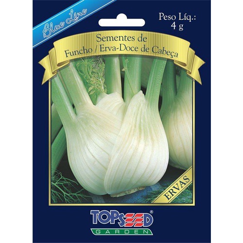 Sementes de Funcho / Erva-Doce de Cabeça - Topseed Blue Line | Shopee ...