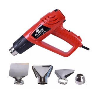 Soprador Termico 2000W 220V 3 estagios + Acessorios Worker