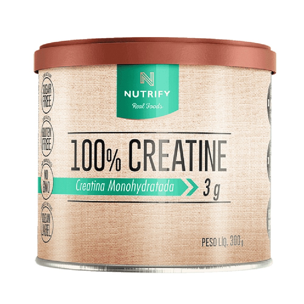 100 Creatine Creatina Monohidratada Nutrify 300g Shopee Brasil