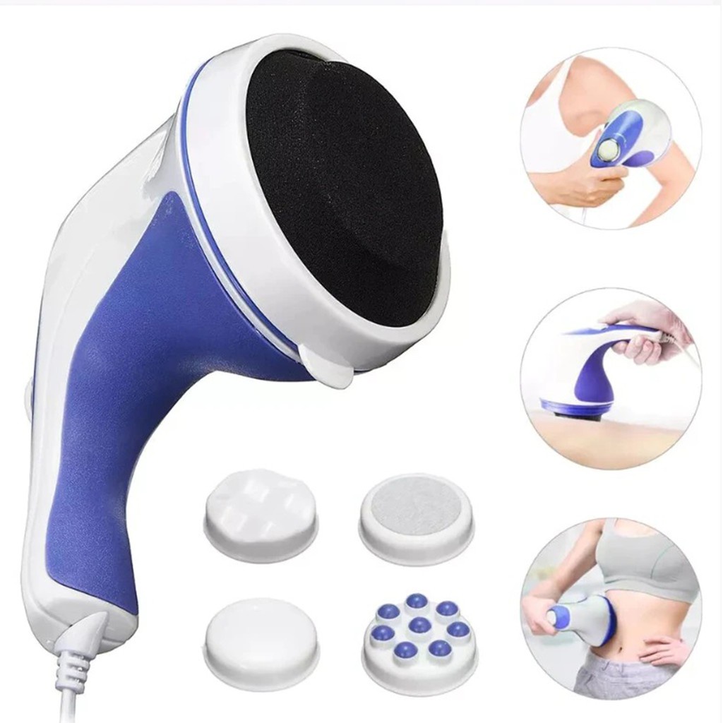 Massageador Corporal Elétrico Redutor De Medidas Drenagem Linfatica Reduz Celulite e Gordura Massagem Relaxante Alivia Tensao Spin Tone