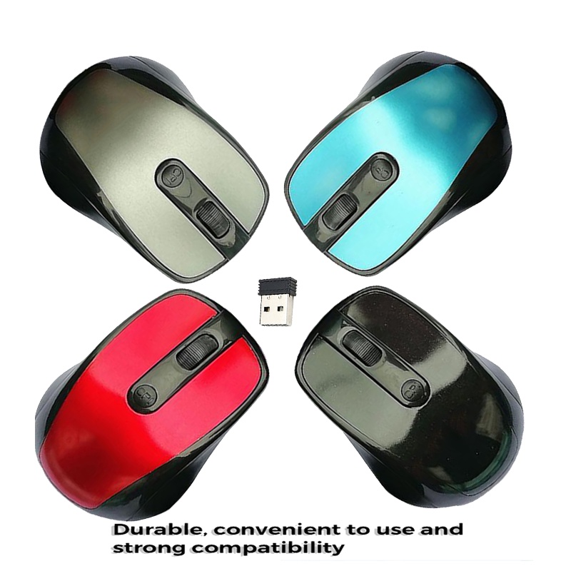 Hop 3100 Gaming 2.4GHz Mouse Óptico Sem Fio Computador PC Com Adaptador ...