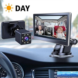 Mais Nova Câmera De Visão Traseira Para Bebês Com Visor 360 Ajustável Espelho Retrovisor Carro De Bebê Noturna Infravermelha Presente De Monitor