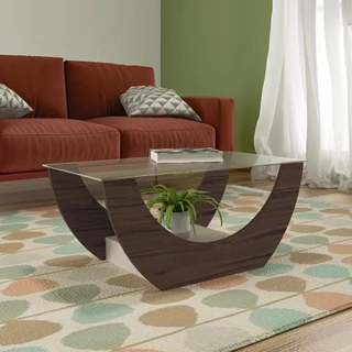 Mesa de Centro com Tampo de Vidro Multimóveis CR45150