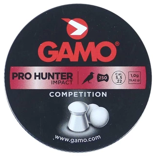 Pellet 5.5 Gamo Pro Hunter Impacto Cal 5.5mm Gamo Lata 250 Unidades