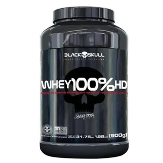 Black Skull Whey 3W 100% HD - Pote 900g - Sabores