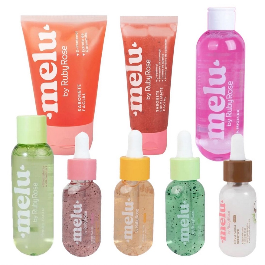 Linha Melu by Ruby Rose Skincare Cuidado Facial