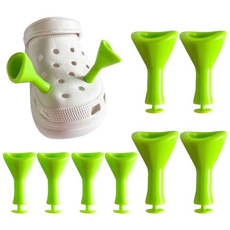 Shrek Olho 2pcs 】 crosc Pino De Charme DIY JIBITS Conjunto De Acessórios