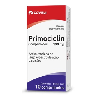 Antimicrobiano Primociclin 100mg Coveli Com 10 Comprimidos