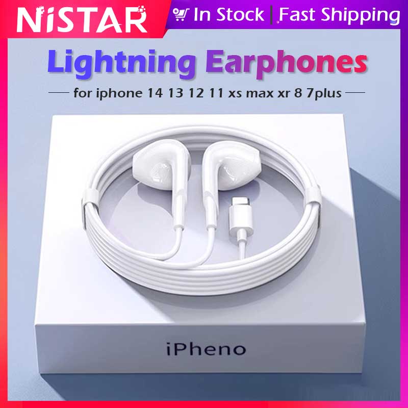 Auriculares Lightning Para iPhone 7 8 X Xr Xs Max iPad