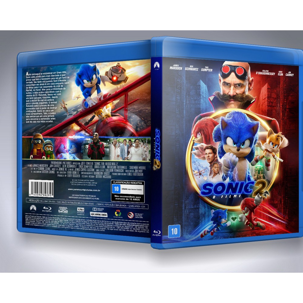 Blu-Ray - Sonic 2: O Filme