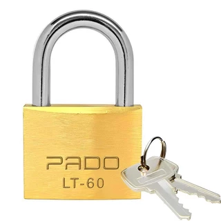 Cadeado 60 mm com Mesmo Segredo Latão com 2 Chaves 51000020 PADO em Oferta na Shopee