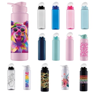 Garrafa para Agua Squeeze Sport 750Ml em Plástico