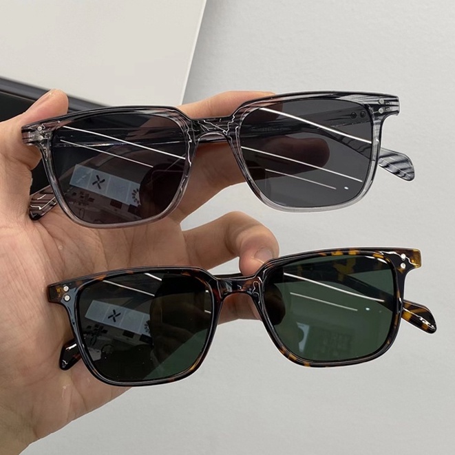 Óculos De Sol Retangular Estilo Vintage Com Proteção UV Para Homem