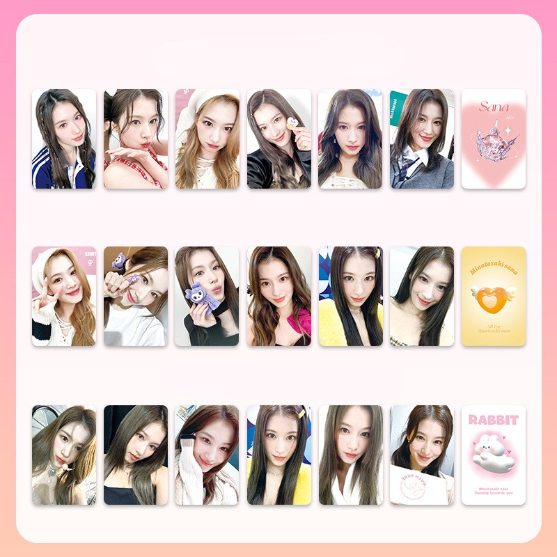 Kpop TWICE Concert Light Stick Cartões de Membros, Coleção de Cartões  Fotográficos, Selfie Photocard, Sana Jihyo, MOMO, Tzuyu, Fãs, 9Pcs Set -  AliExpress