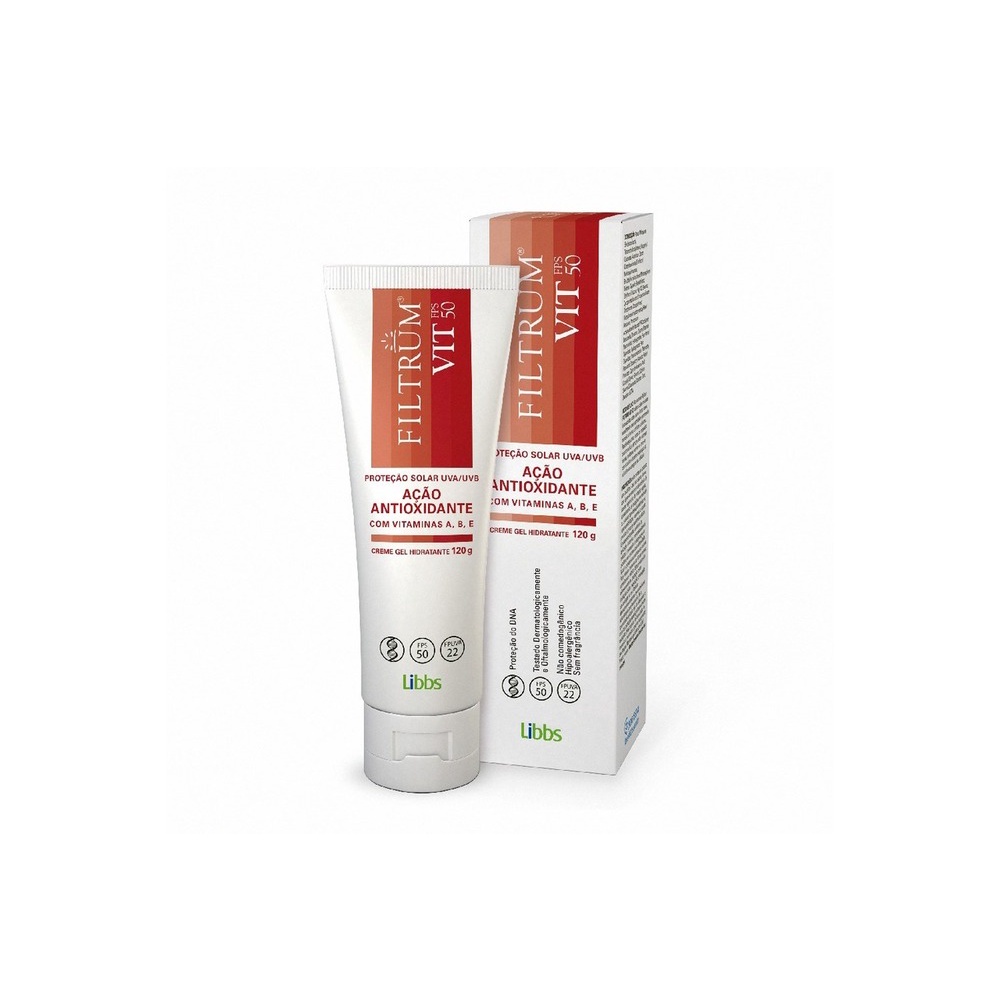 Libbs Filtrum Vit FPS50 Ação Antioxidante 120g | Shopee Brasil