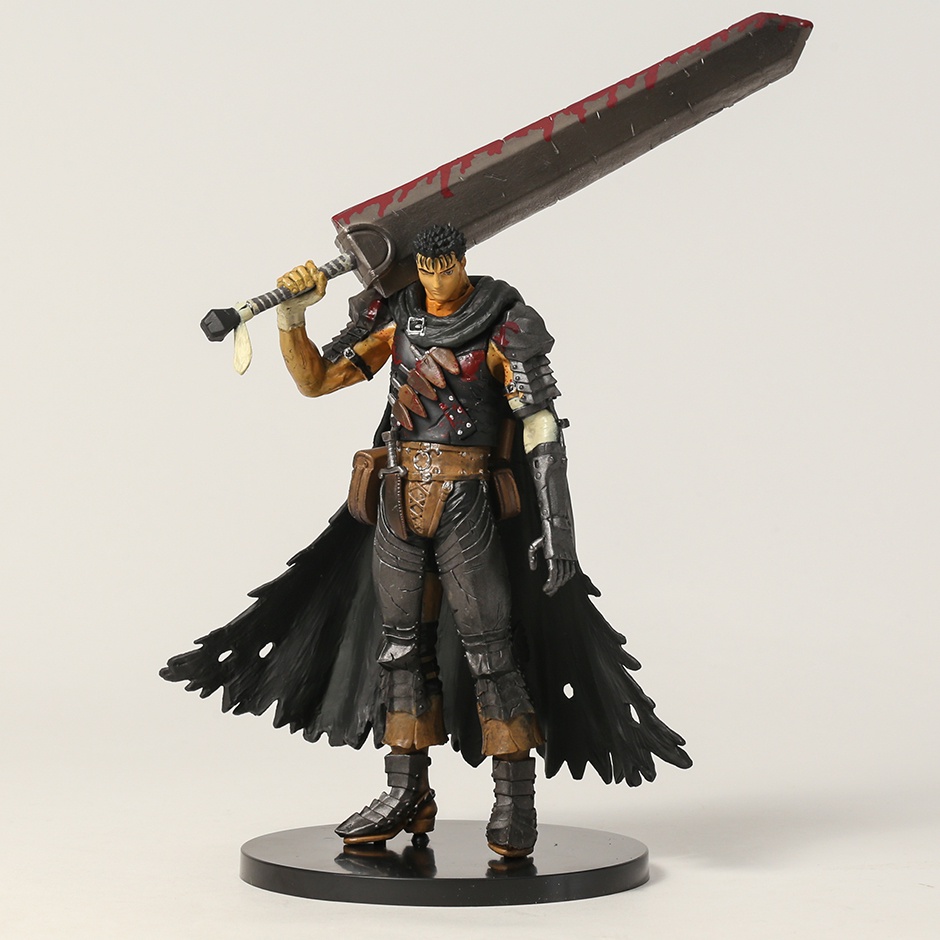 Berserk Guts O Espadachim Negro Ver Estátua Em PVC Figura De Brinquedo Sem Caixa