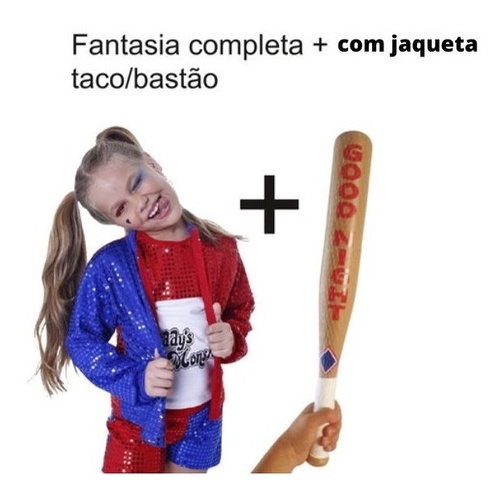 Fantasia Alerquina Infantil Luxo + Taco