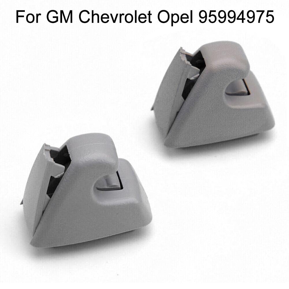 HYS 2pcs Clip De Suporte De Viseira Para Carro Cinza Chevrolet Opel GM 95994975 Centelha Cruze Sonic