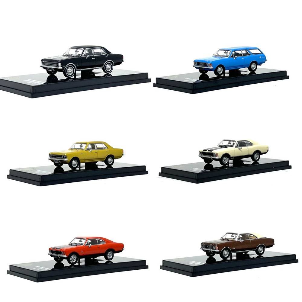 Série Completa 6 Miniaturas Chevrolet Opala - Series 2 - 1:64 - BR Classics 