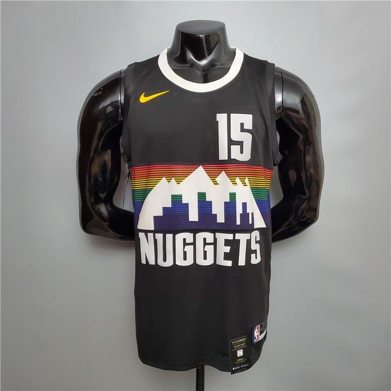 Hot Pressed Camiseta Masculina 2023 Denver Nuggets Nikola Jokic City ...
