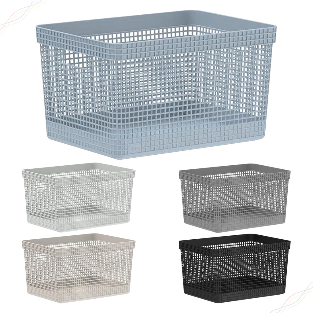 Cesto Organizador Caixa Grid Grande Roupas Brinquedos Diversos Multiuso 20Litros