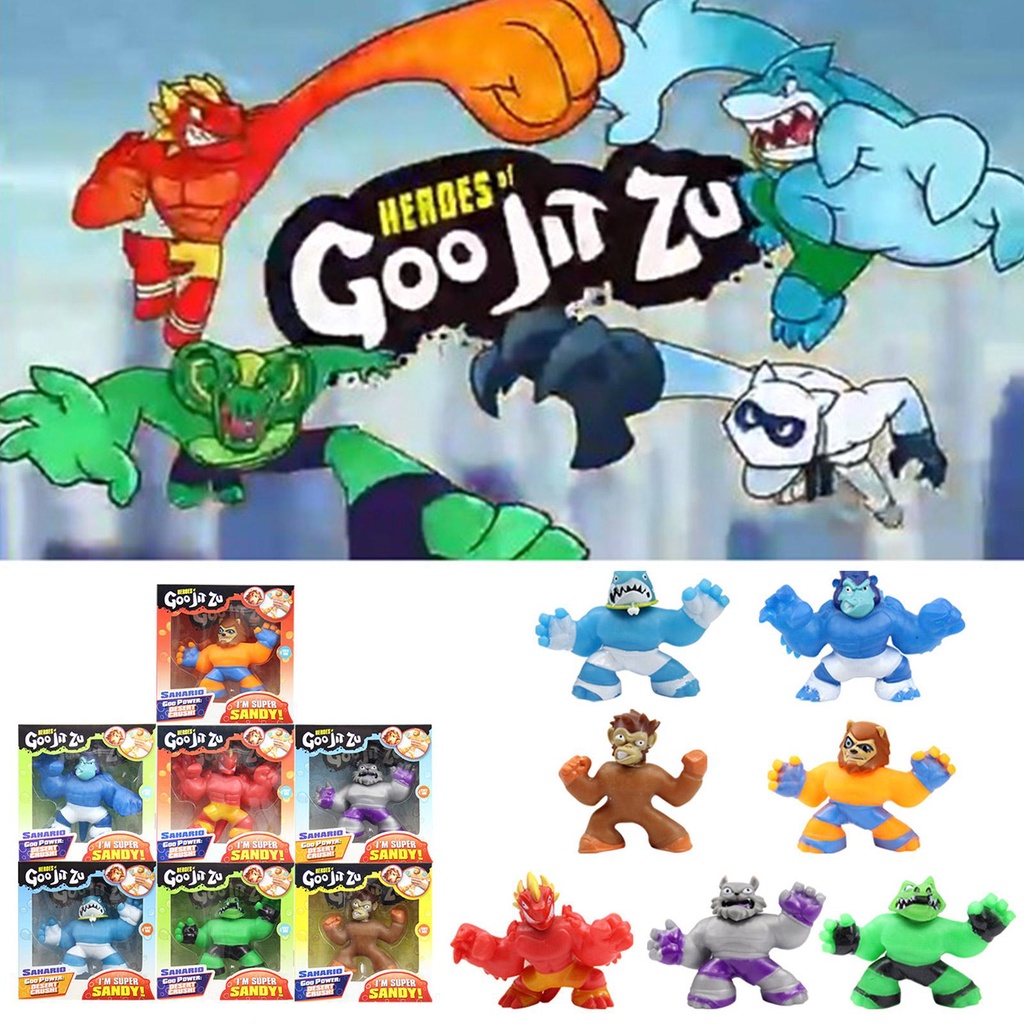Goo Jit Zu Hero Toy TRP Jogo De Brinquedos Descompressivos Para