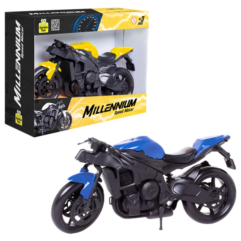 Moto infantil de brinquedo para corrida millenium