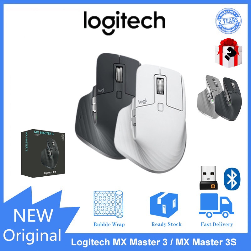 Logitech MX Master 3/3S Bluetooth Wireless Spot Mouse With USB E ...