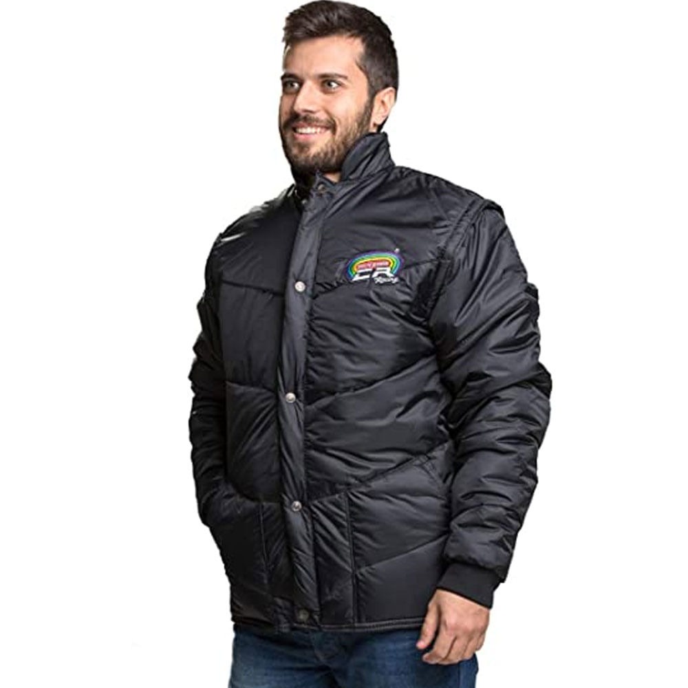 Jaqueta CR California Racing Tradicional Preto Masculina | Shopee Brasil
