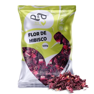 Flor de Hibisco Desitrado para Chá Termogênio  500g - P&P em Oferta na Shopee