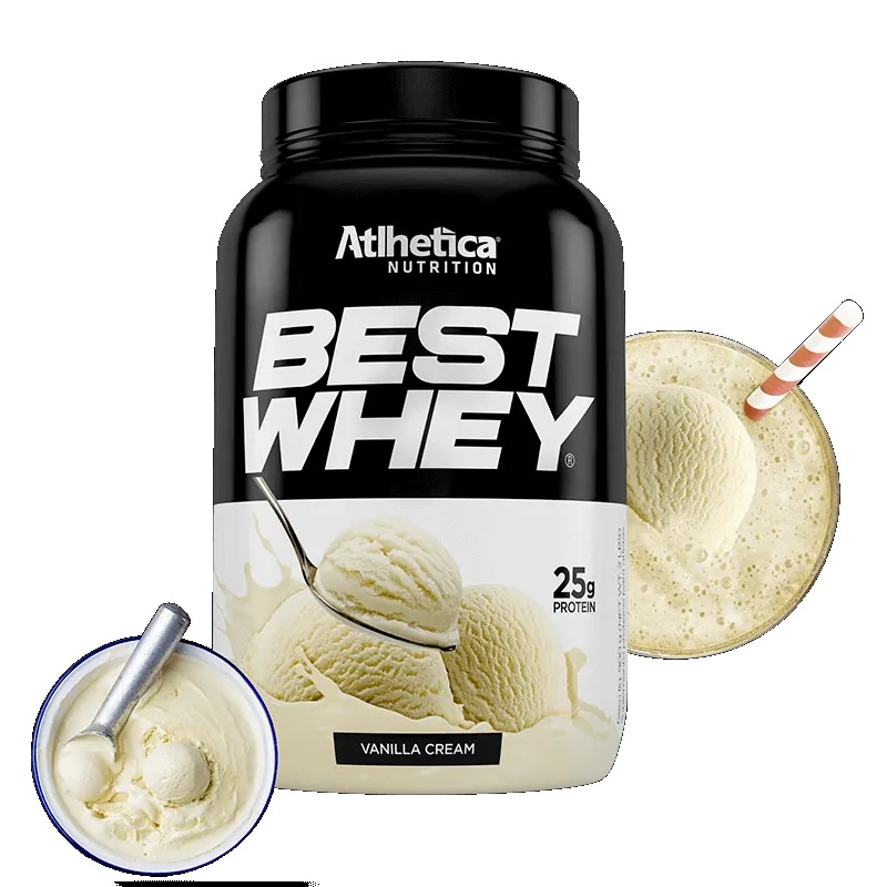 Best Whey Concentrado 3W 900g Atlhetica Nutrition