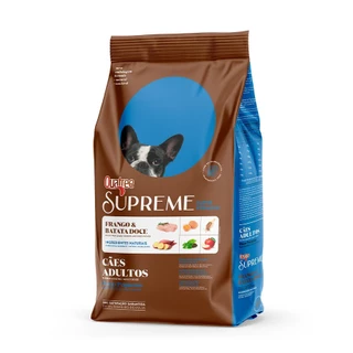 Ração Quatree Supreme Cães Adultos Raças Pequenas Frango e Batata Doce 1kg