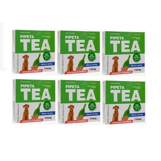 Kit 6 AntiPulga Pipeta Tea Cães 5,1 Kg Á 10kg KIT C/3 Pipeta