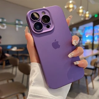 Capa Protetora De Lente De Metal Macio Fosco Para iPhone 14 Pro Max 13 12 14 Plus Câmera De Silicone