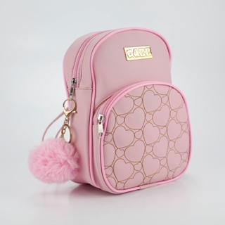 Mochilinha Feminina Pequena Mini Bolsa De Costas Para Adulto Criança Passeio Dia Dia
