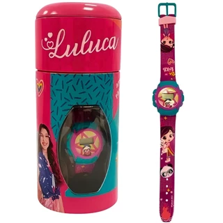 Relógio Luluca Infantil Com Cofrinho F01079 - Fun
