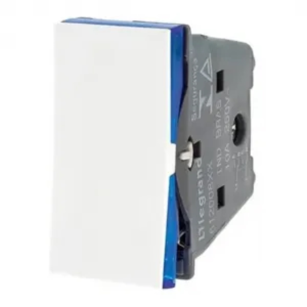 Modulo Interruptor Simples Pial Plus+ Legrand Branco 611010BC