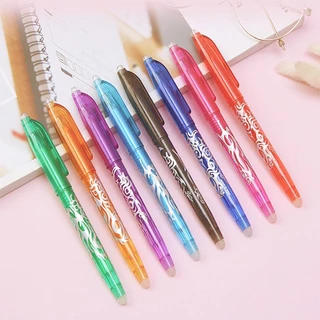 1pcs Caneta Apagável Em Gel Colorida Desaparecer Controle De Temperatura Recarga Escritório Do Estudante Papelaria