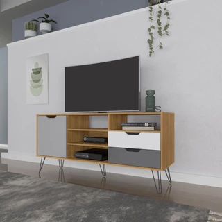 Rack TV 60" 1 Porta e 2 Gavetas Multimóveis CR45167