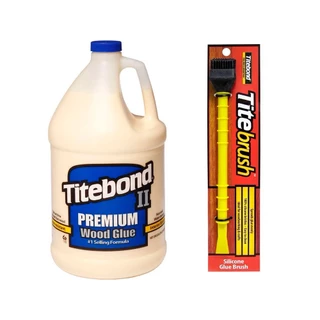 Kit Cola para Madeira II Premium 4,1 kg e Pincel de Silicone Titebrush