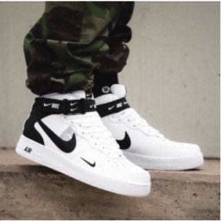 Nike air force 1 preto hot sale cano alto